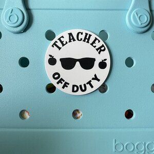 Teacher Bogg Charm-Teacher Gift Bogg Charm-Teacher Bogg Bit-New